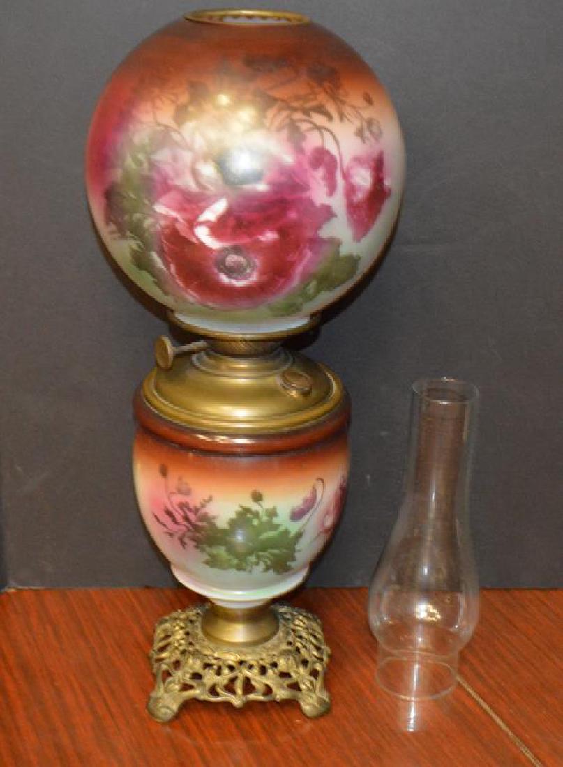 Antique Hurricane oil lamp by Success Co. (1 of 6)