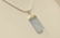 Sterling silver aquamarine crystal pendant - 3