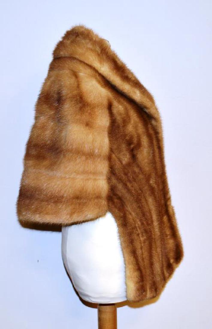 Light brown Mink Shawl Dalotto Furs Huntington NY (1 of 8)