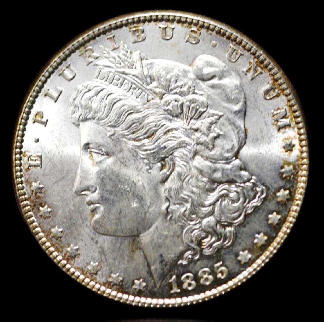 1885 Morgan Silver Dollar BU (1 of 2)