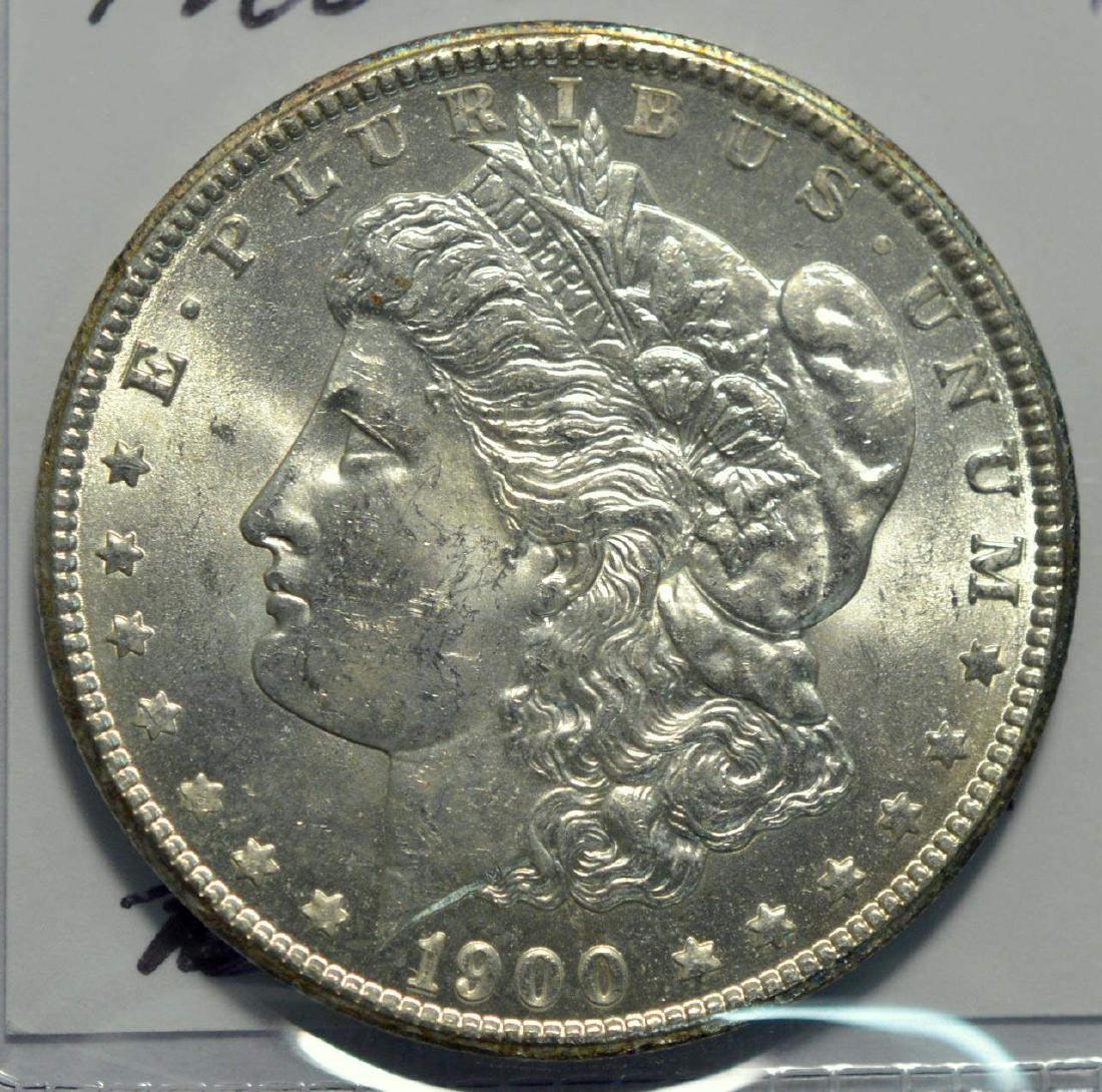 1900-O Morgan Silver Dollar BU (1 of 3)