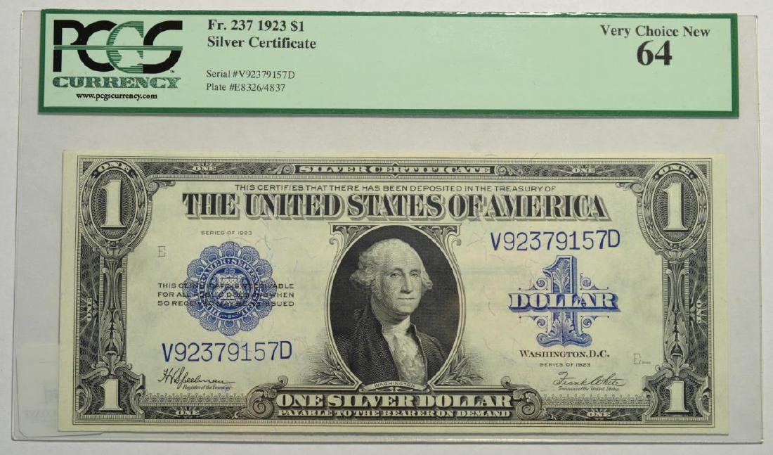 1923 $1 Silver Certificate Large Note PCGS VCN 64 (1 of 3)