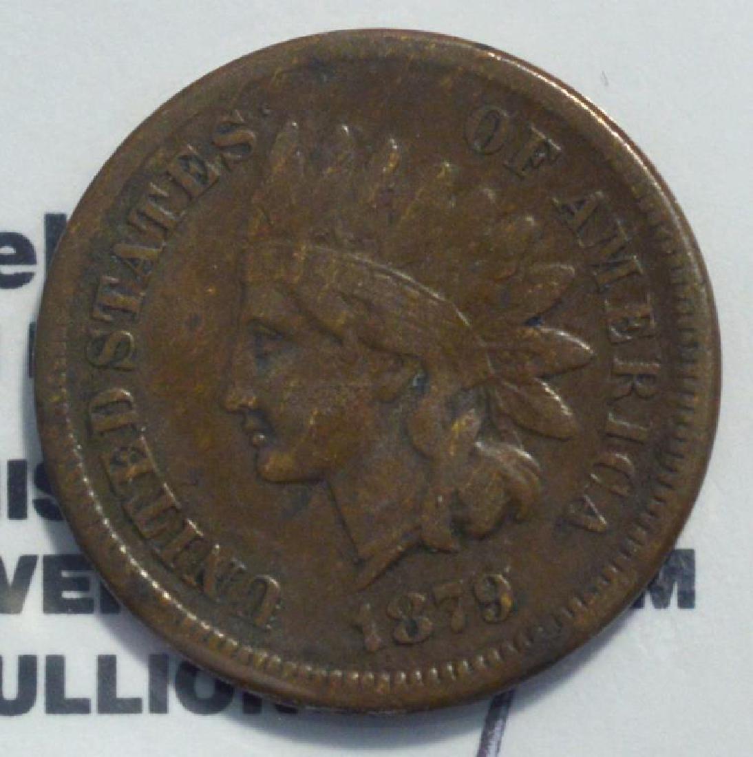 1879 Indian Head Cent Fine (1 of 3)
