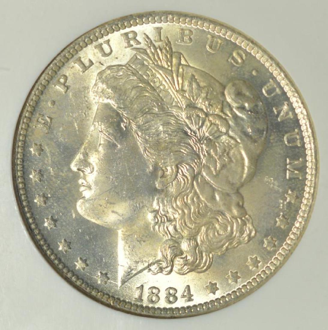 1884-O Morgan Silver Dollar NGC MS 63 (1 of 3)