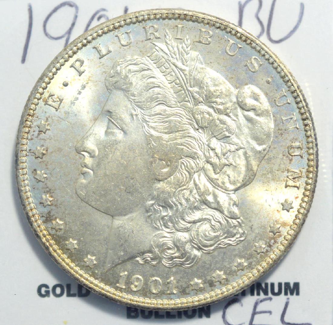 1901-O Morgan Silver Dollar BU (1 of 3)