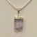 Sterling Silver kunzite crystal necklace - 2