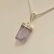 Sterling Silver kunzite crystal necklace - 3