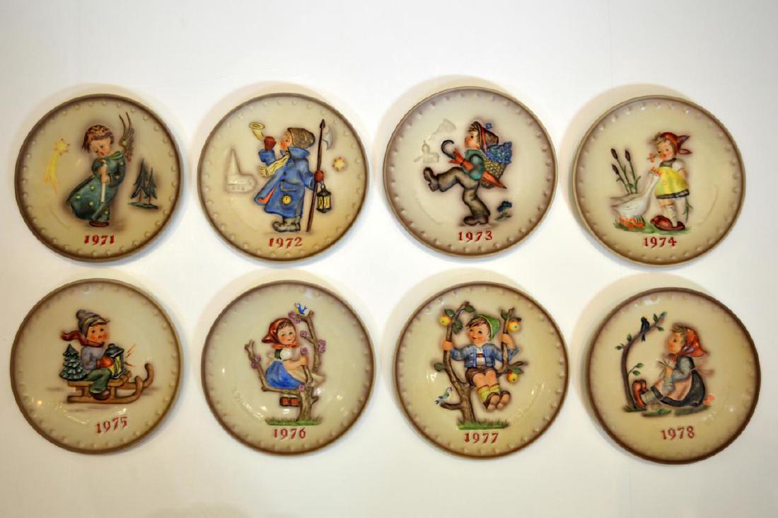 Eight Hummel Collector Plates (1 of 2)