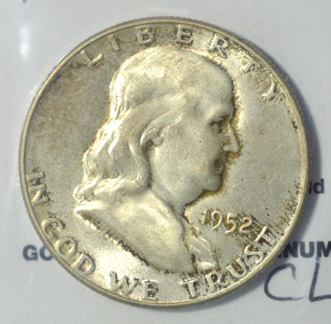 1952 Franklin Half Dollar BU (1 of 3)