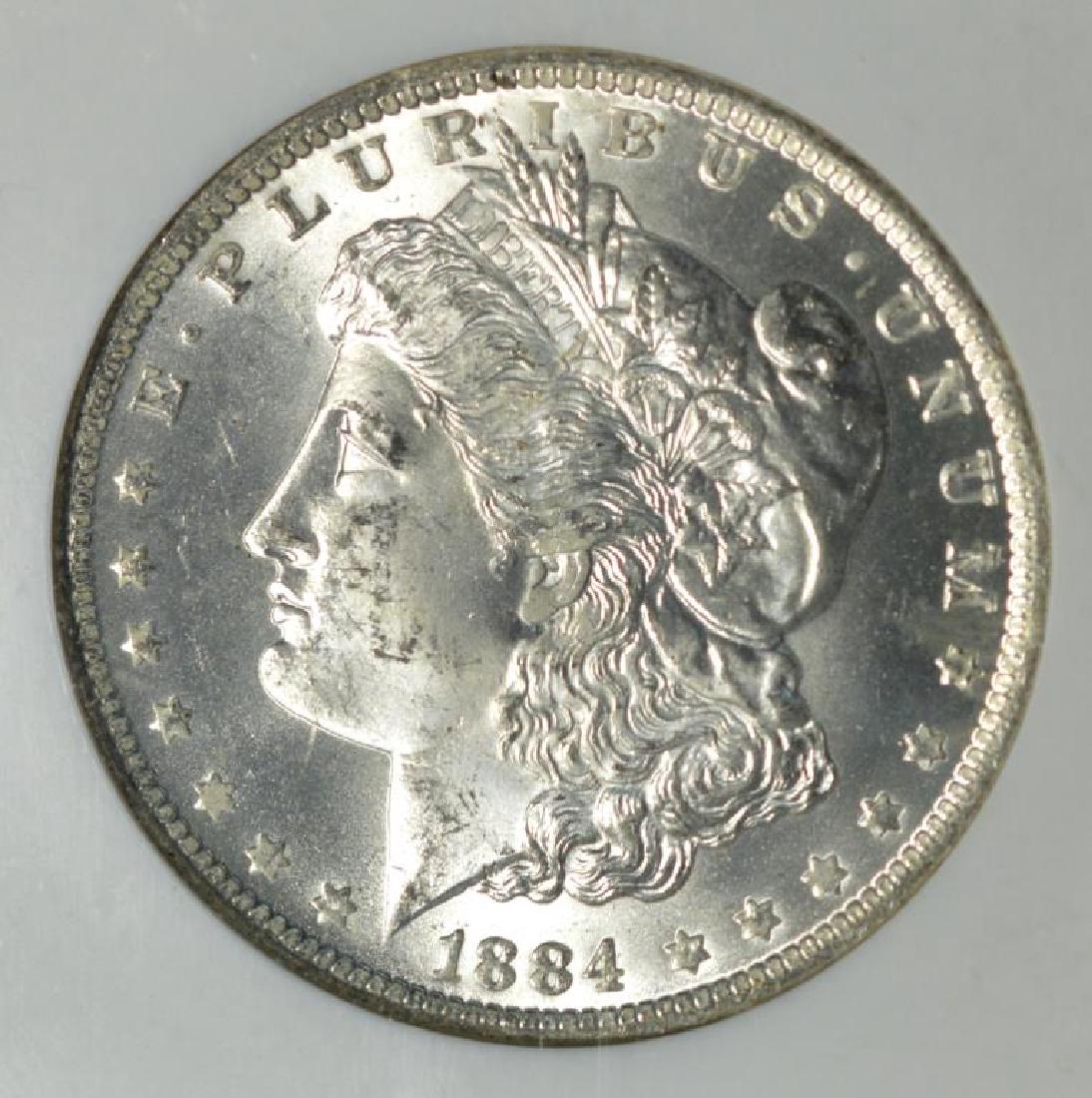 1884-O Morgan Silver Dollar NGC MS 63 (1 of 3)