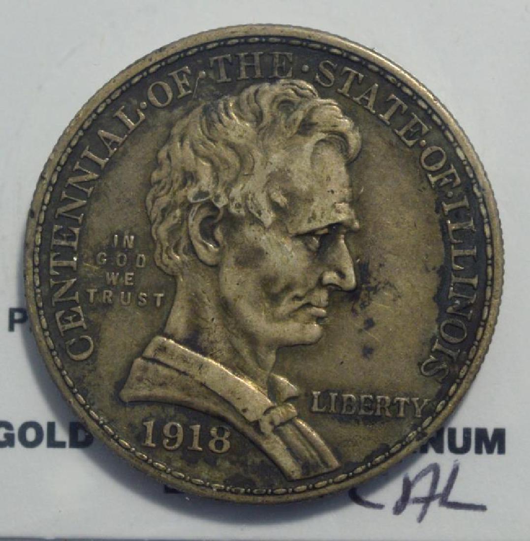 1918 Lincoln Silver Half Dollar XF (1 of 3)