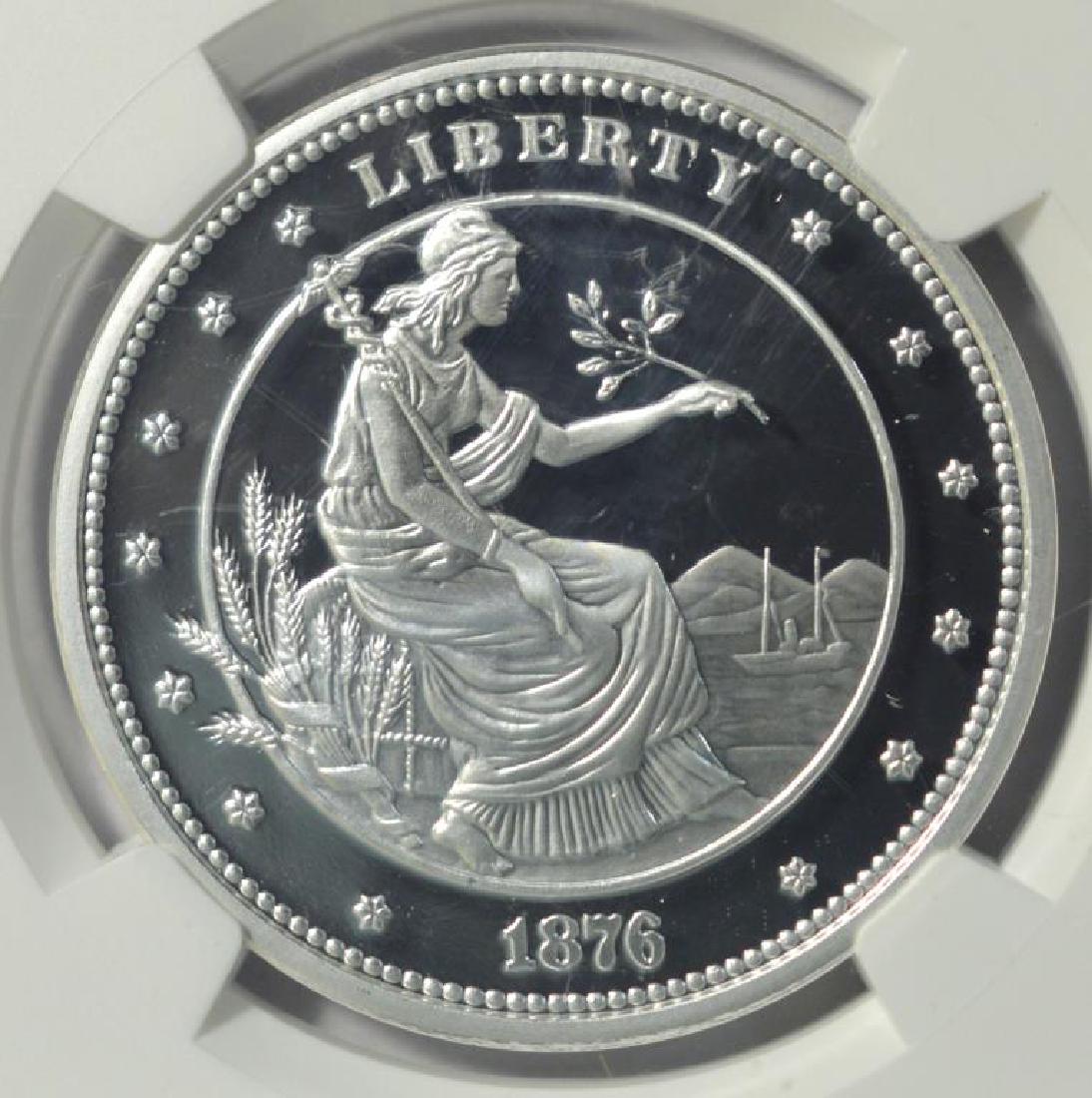 1876/2015 George Morgan Silver $100 NGC UC GEM PF (1 of 5)