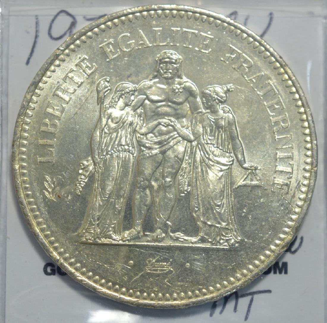 1978 France Silver 50 Francs BU (1 of 3)