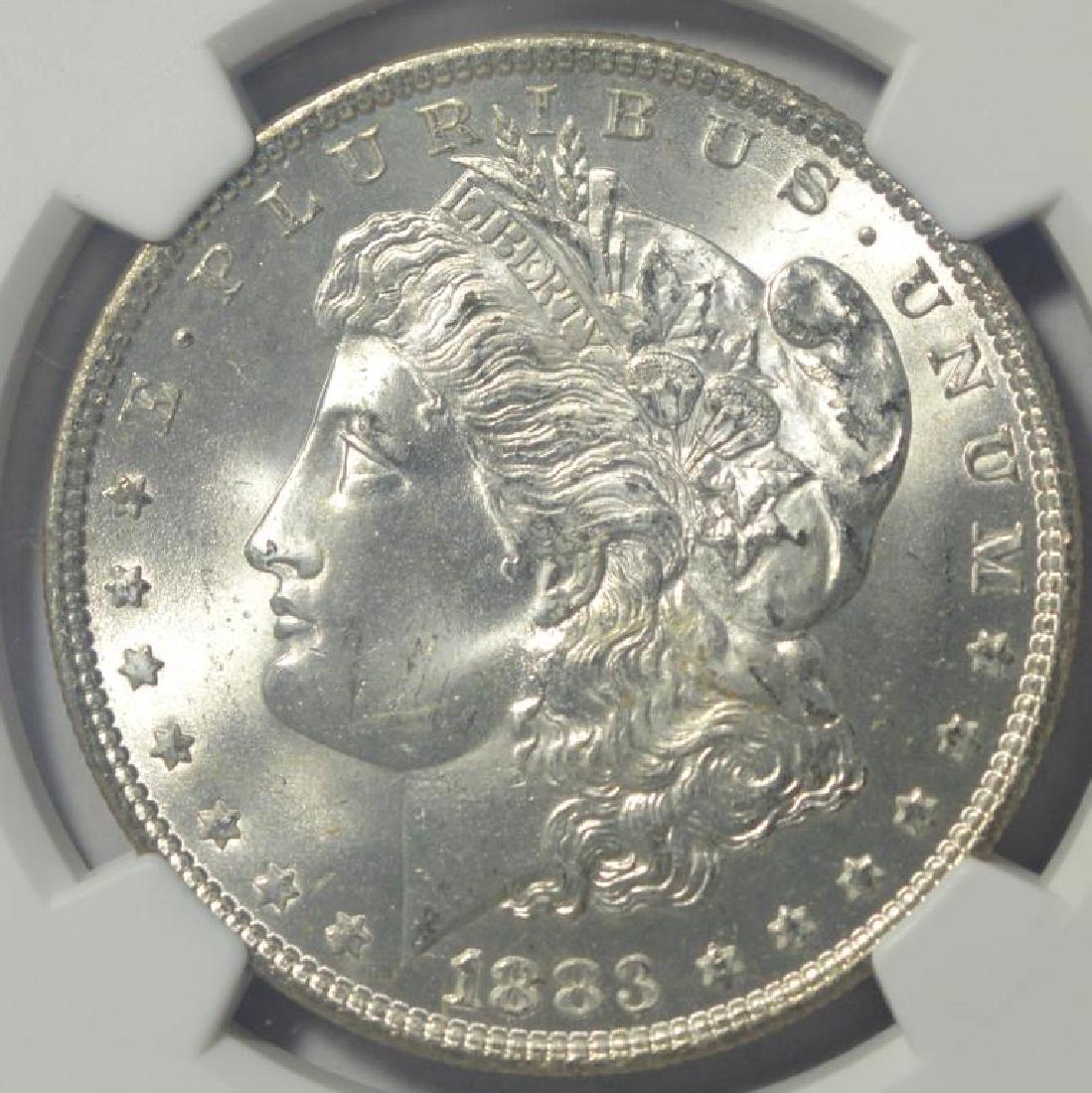 1883 Morgan Silver Dollar NGC MS 66, WOW (1 of 3)