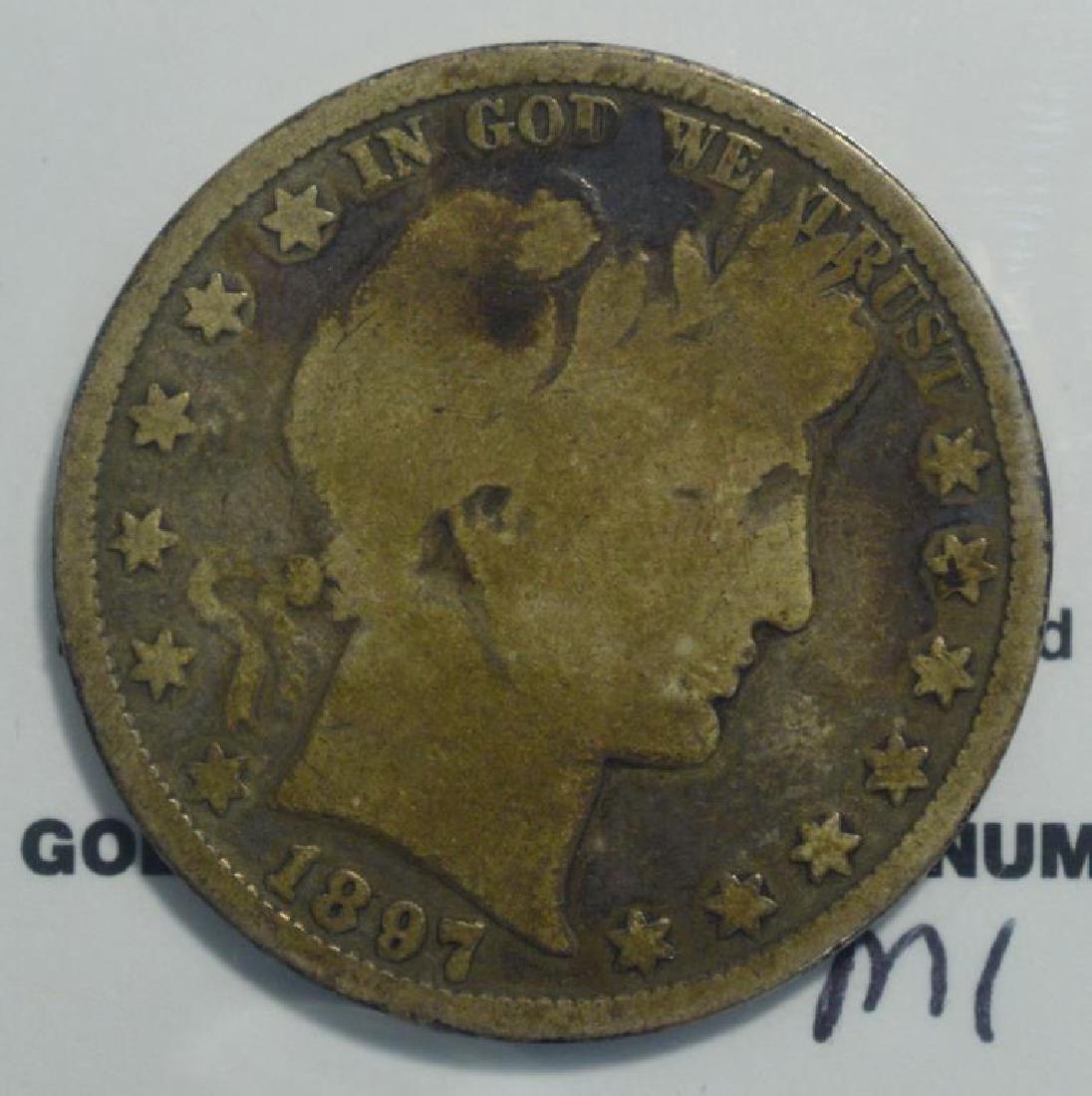 1897 Barber Half Dollar Good (1 of 3)