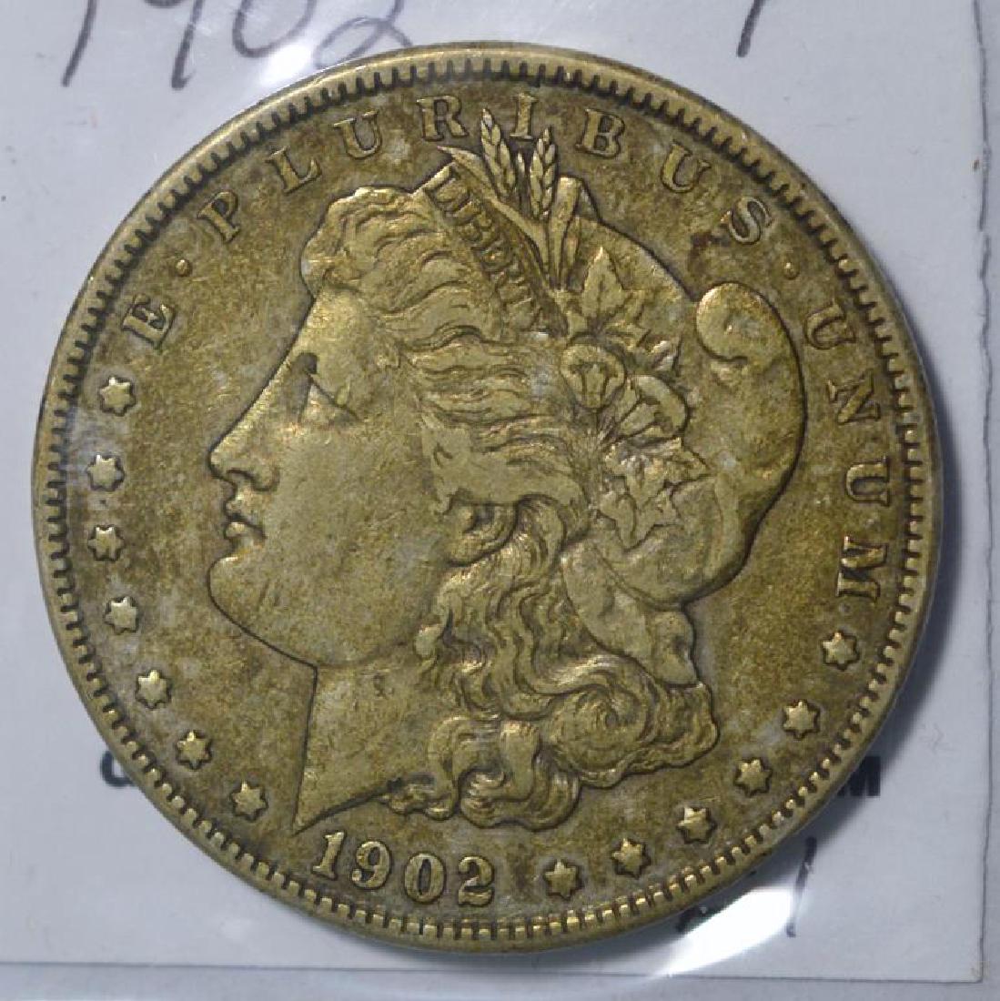 1902 Morgan Silver Dollar Fine (1 of 3)