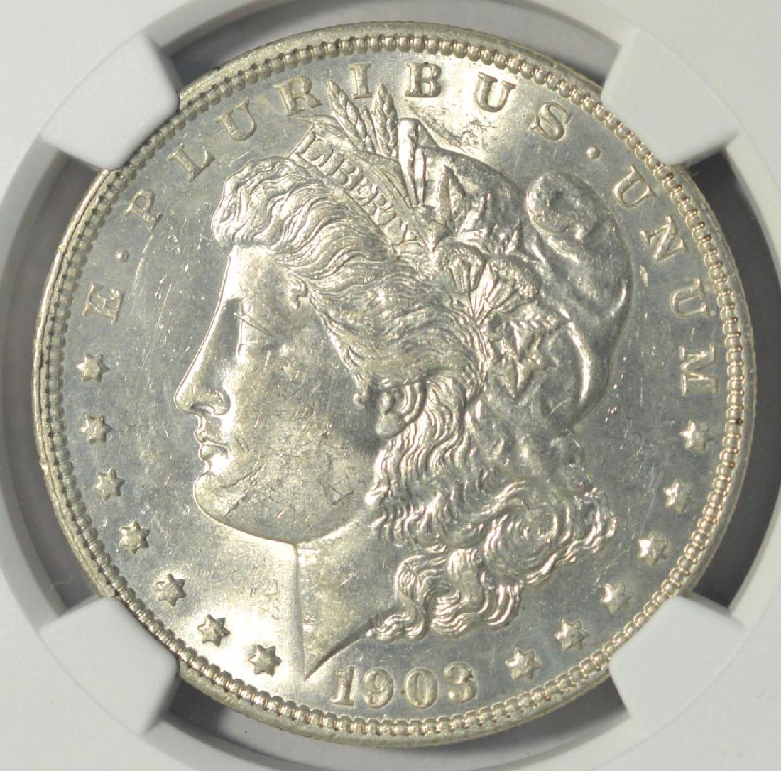 1903 Morgan Silver Dollar NGC AU 58 (1 of 3)