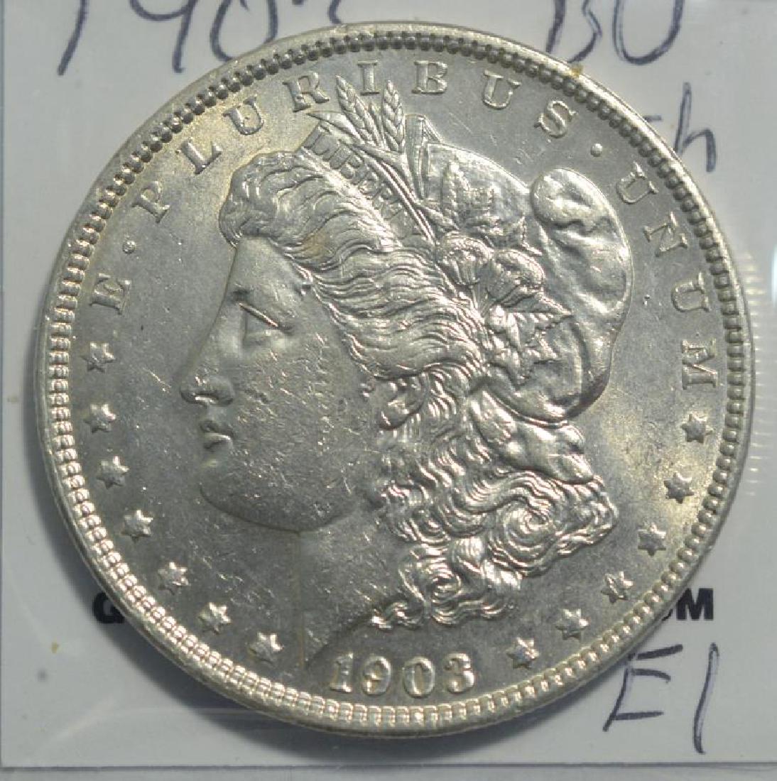 1903 Morgan Silver Dollar BU polish (1 of 3)