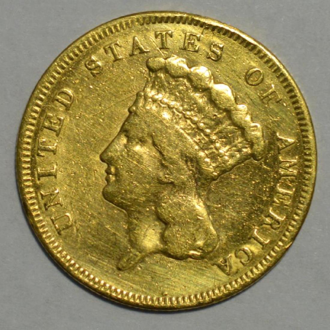1855-S $3 Indian Princess Head Gold NGC A/S (1 of 3)