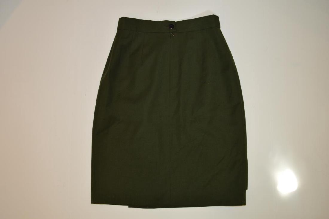 Dark Green Escada Skirt: Escada Skirt. In dark green, size 36.