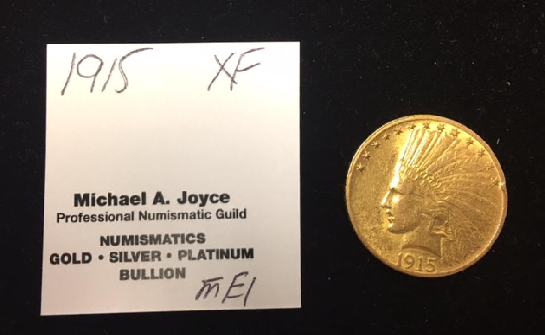 1915 $10 Indian Gold Eagle XF (1 of 2)