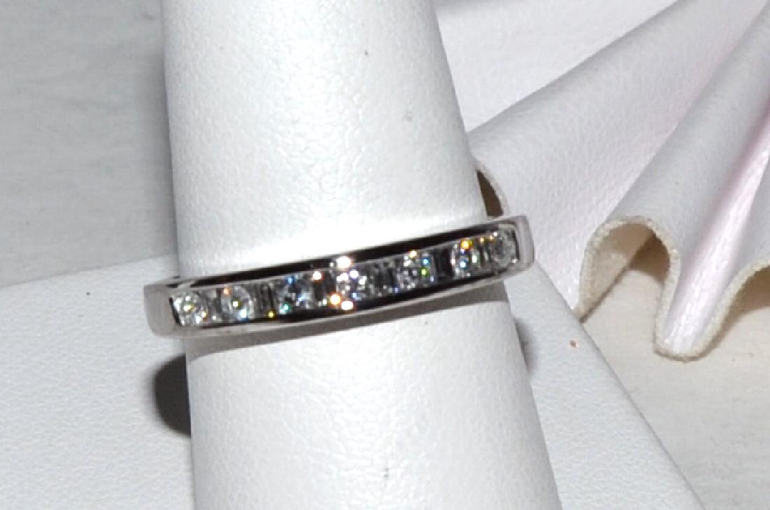 14kwg Diamond Wedding Band (1 of 3)