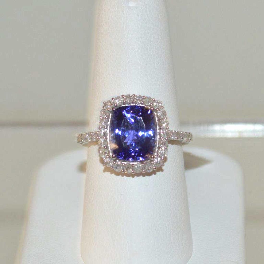 Lady's Tanzanite and Diamond Ring (1 of 6)