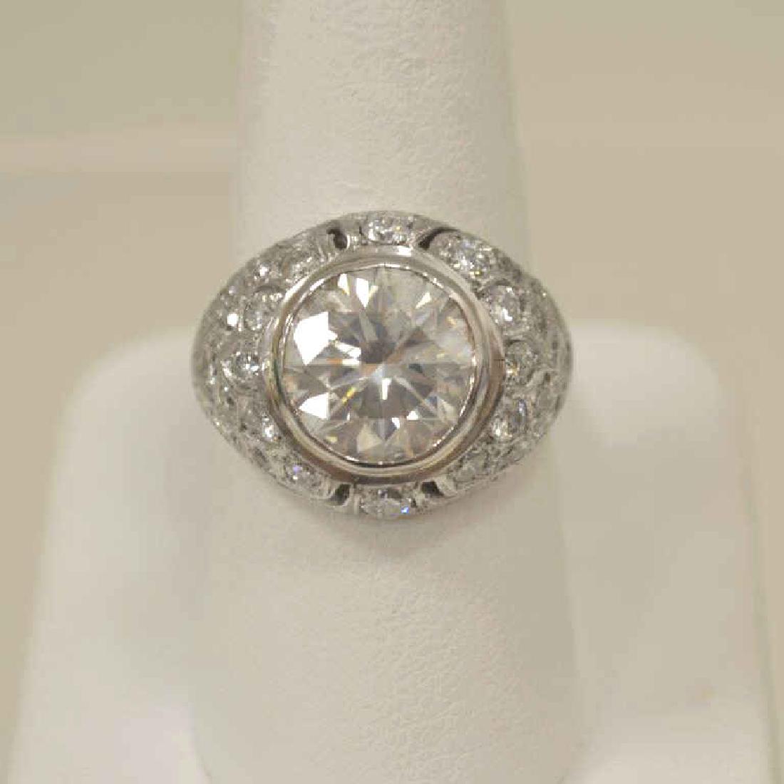 Lady's 4.10Ct Platinum Diamond Ring (1 of 7)