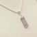 Sterling Silver kunzite crystal pendant - 3