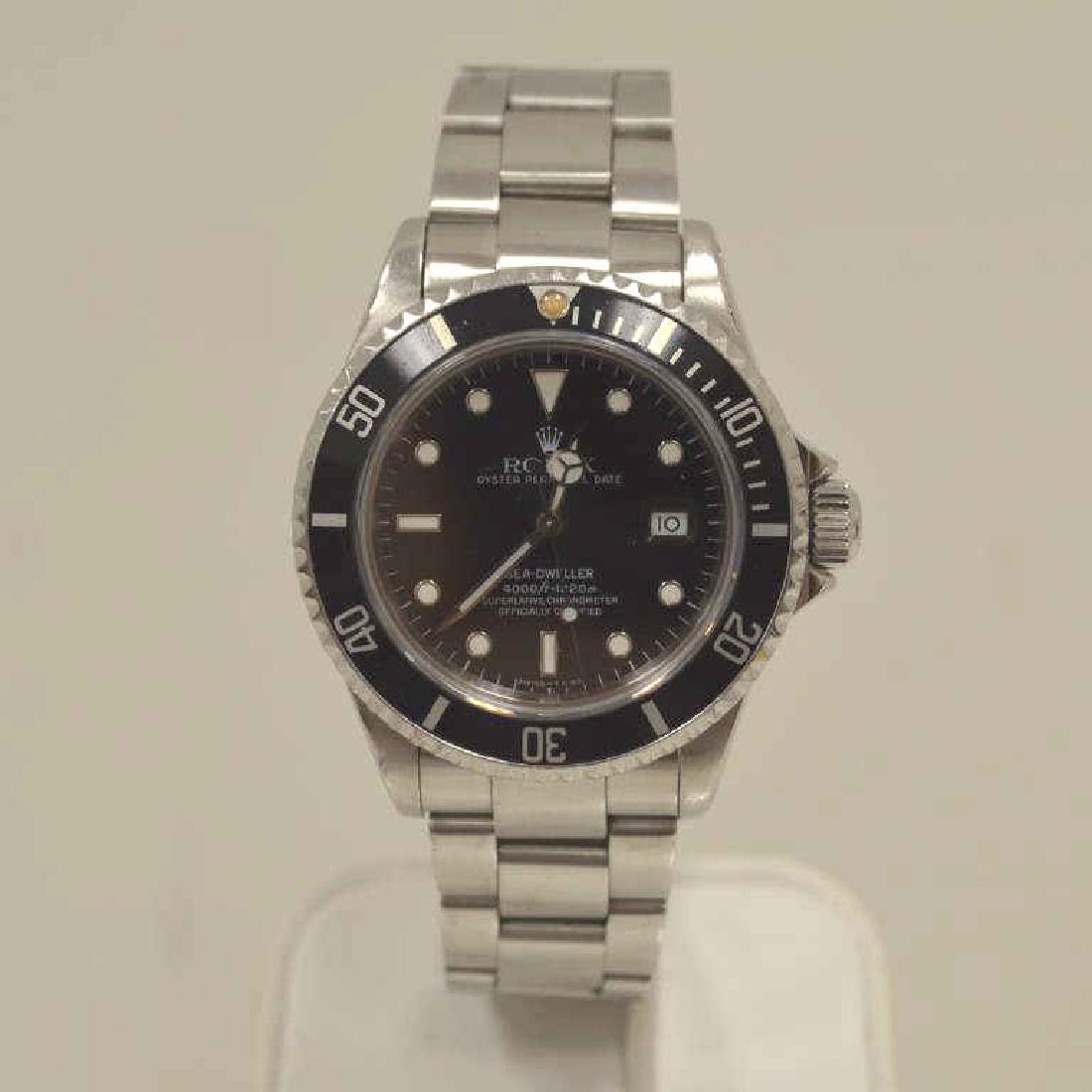 Men's Stainless Rolex Sea- Dweller watch (1 of 5)
