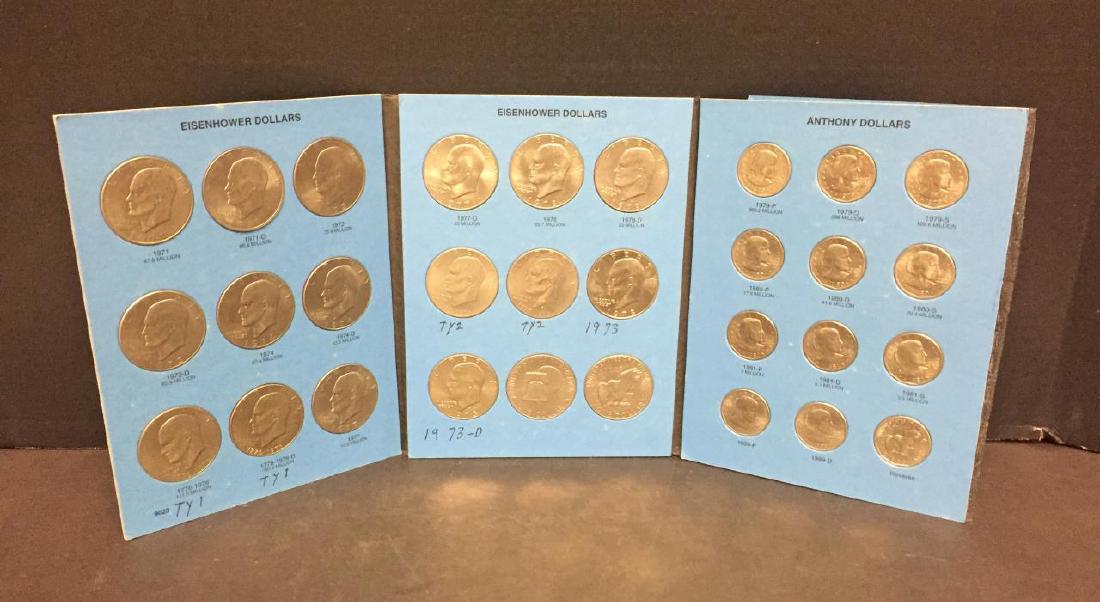 Eisenhower/Anthony $1 Set in Folder - 30 Coins (1 of 5)
