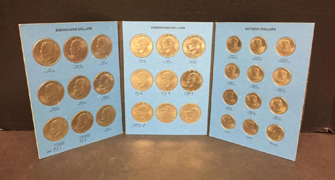 Eisenhower/Anthony $1 Set in Folder - 30 Coins (1 of 5)