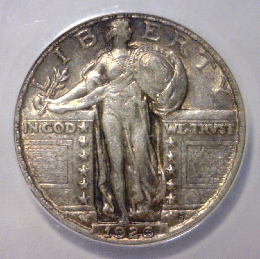 1926 Standing Liberty Silver Quarter ANACS XF EF45 (1 of 3)
