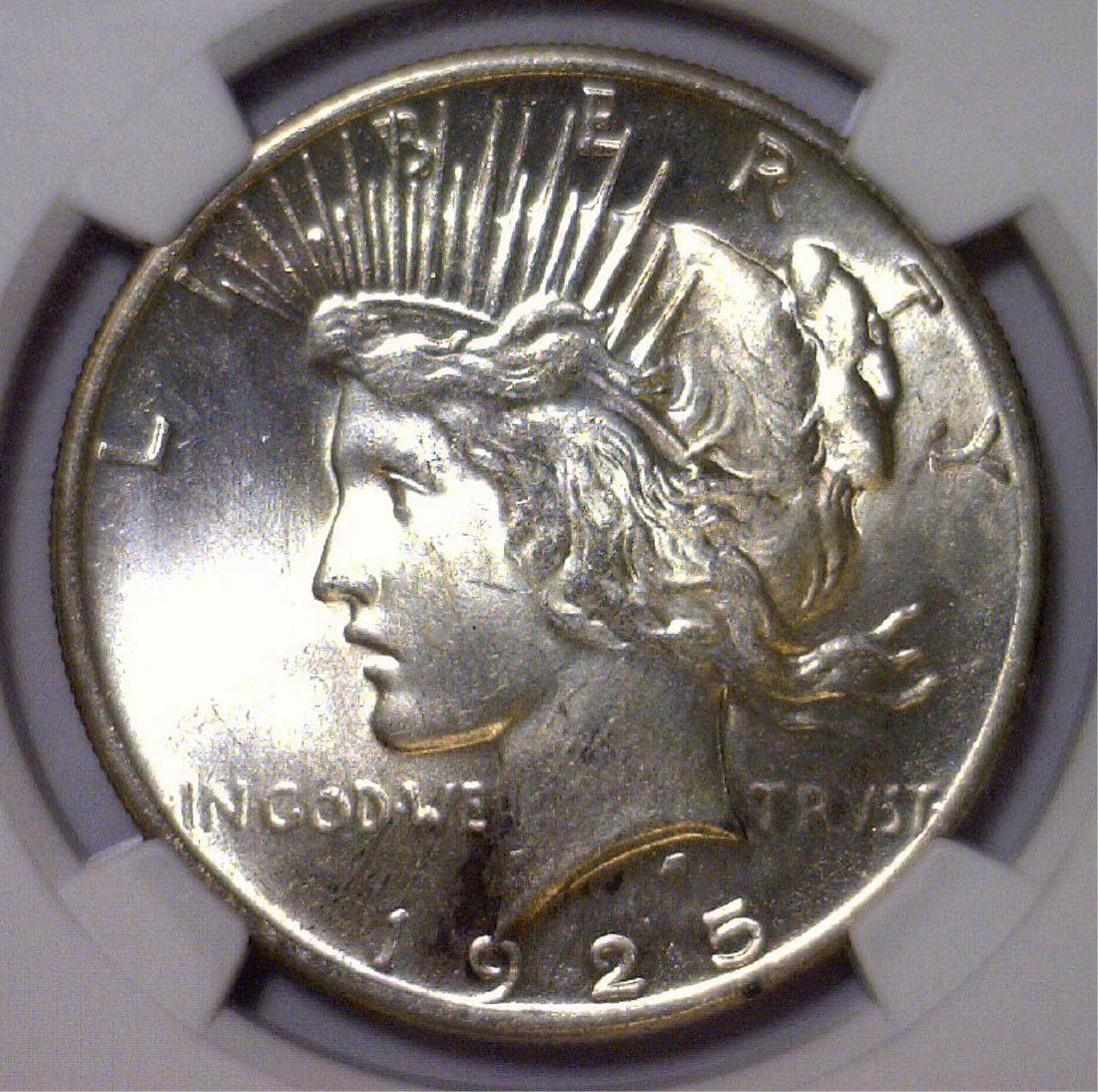 1925 Peace Silver Dollar NGC MS64 (1 of 3)