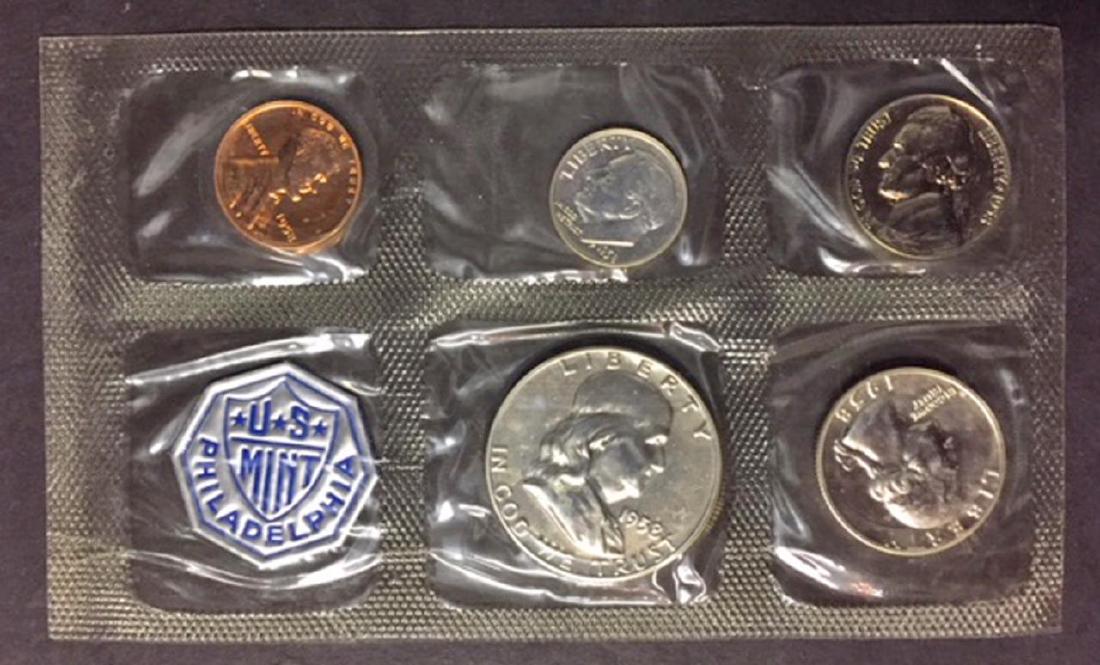 1958 US Silver Proof Set with Envelope (1 of 3)