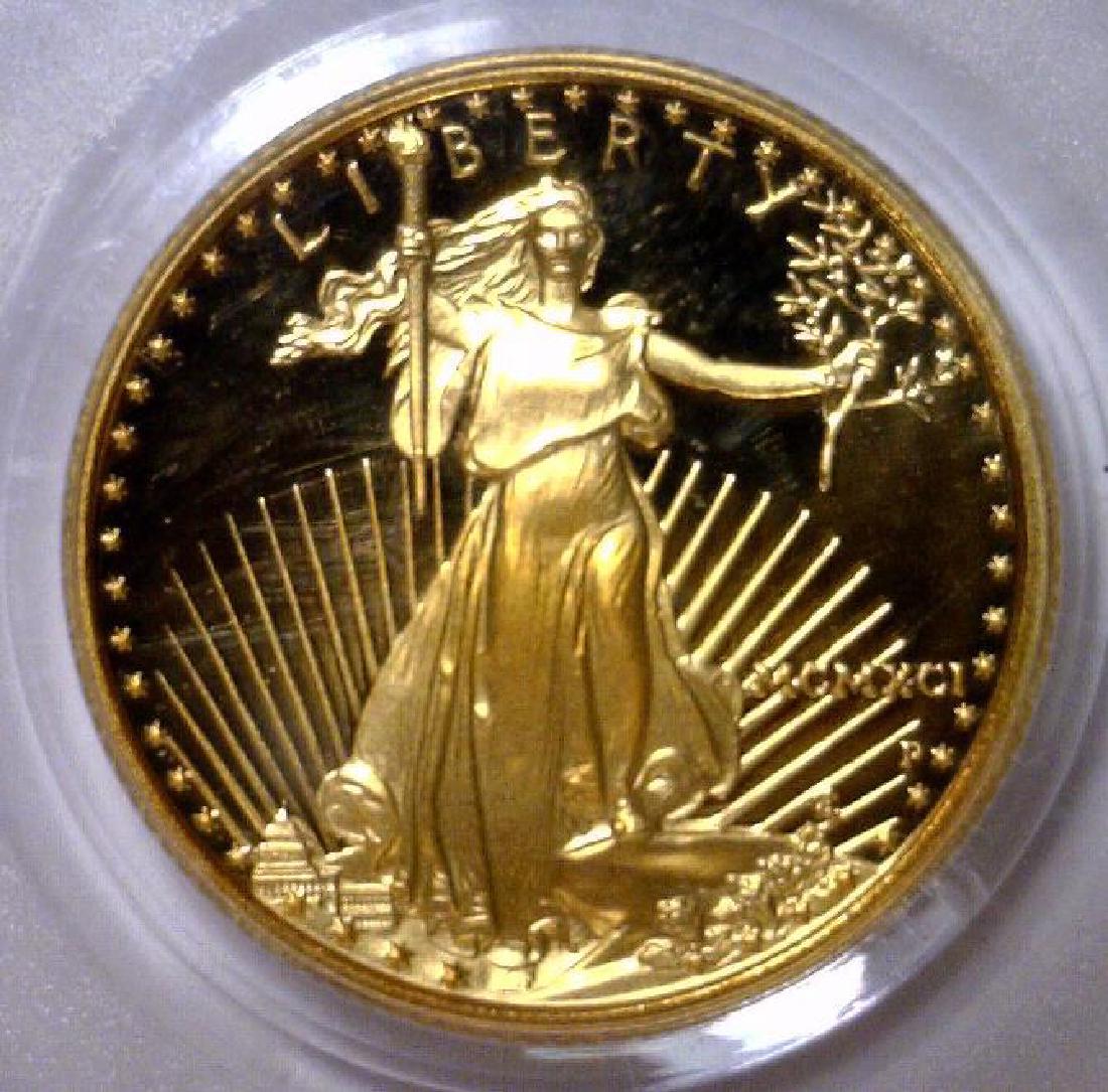 1991 $10 Gold Proof American Eagle PCGS PR69 DCAM (1 of 3)