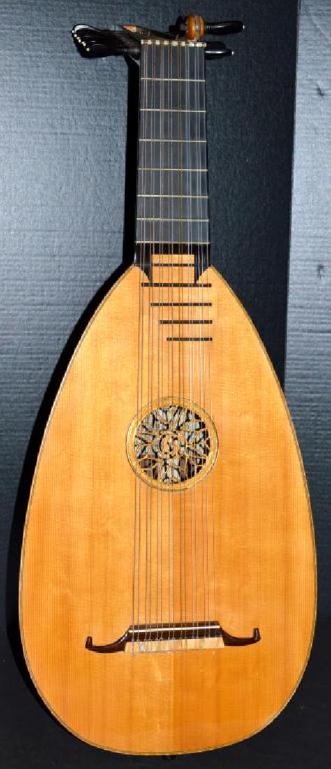 1979 Bela J. Gemza 8-Course Lute #6 of 7 w/Case (1 of 17)