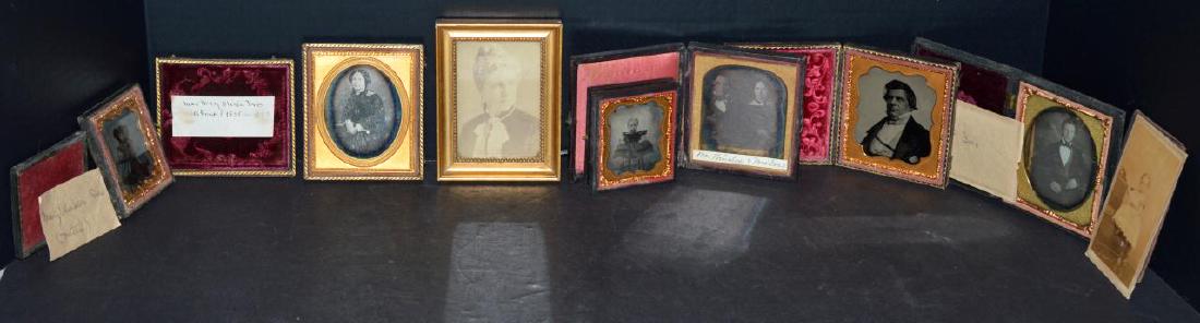 Lot of Old Vintage Photos in Embossed Book Frames (1 of 5)