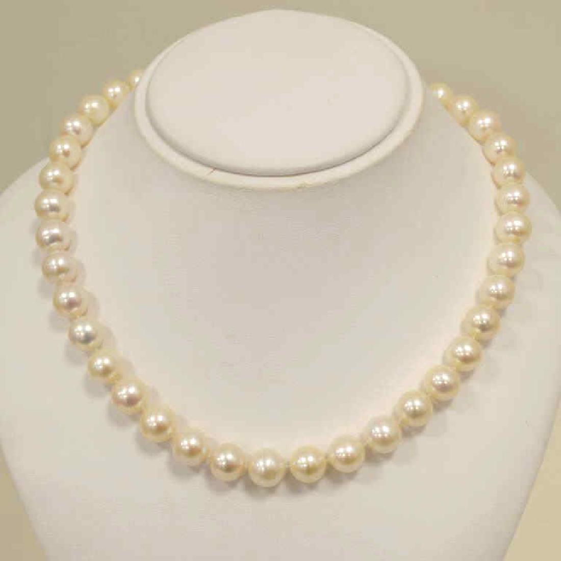 18" strand of freshwater pearls (1 of 4)