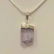 Sterling Silver kunzite crystal necklace - 2