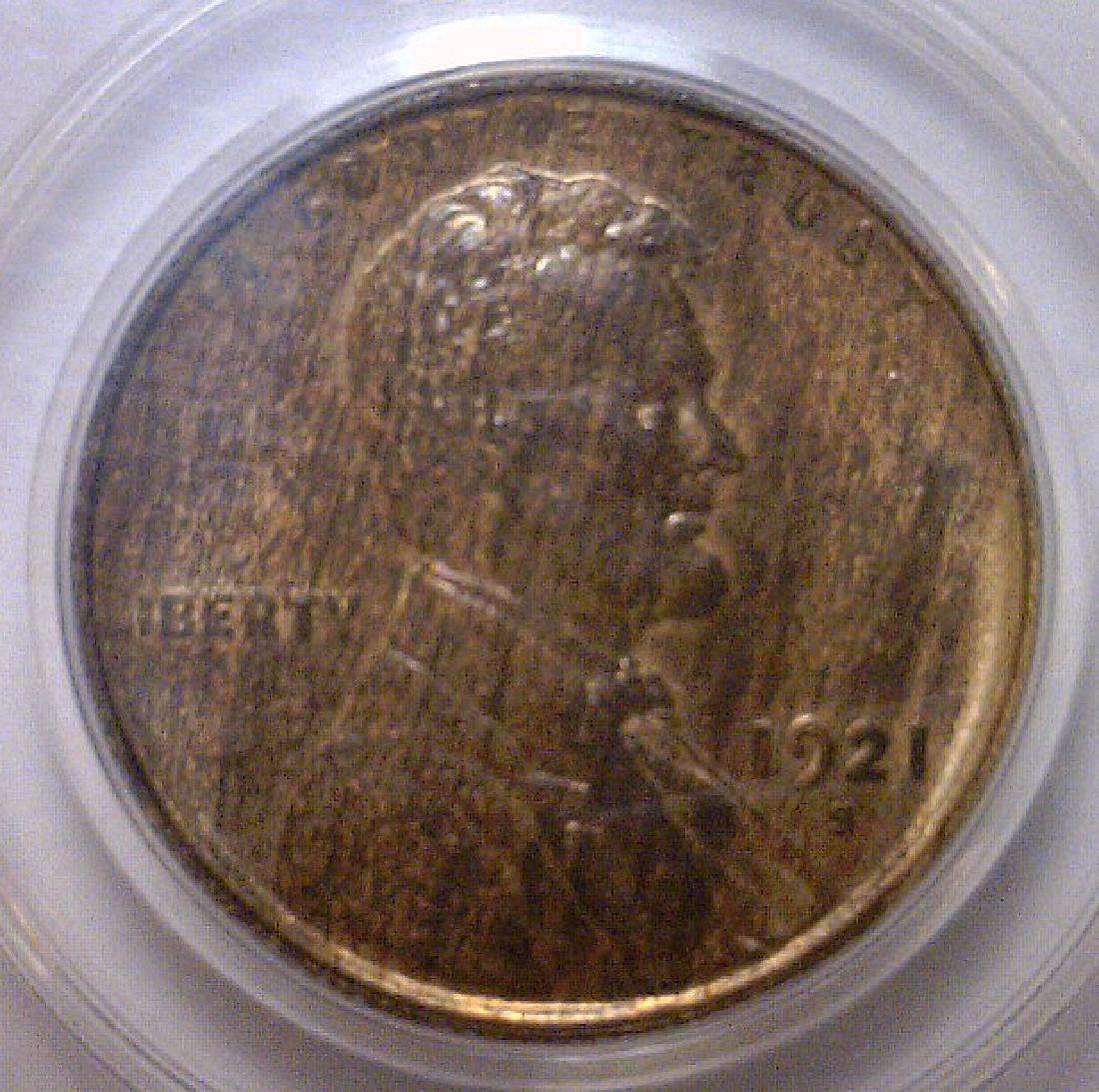 1921-S Lincoln Wheat Cent OGH PCGS MS64 BN (1 of 3)