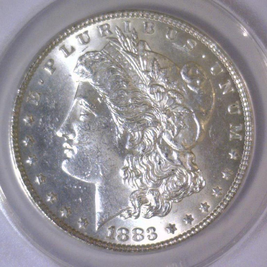 1883 Morgan Silver Dollar ANACS MS63 (1 of 3)