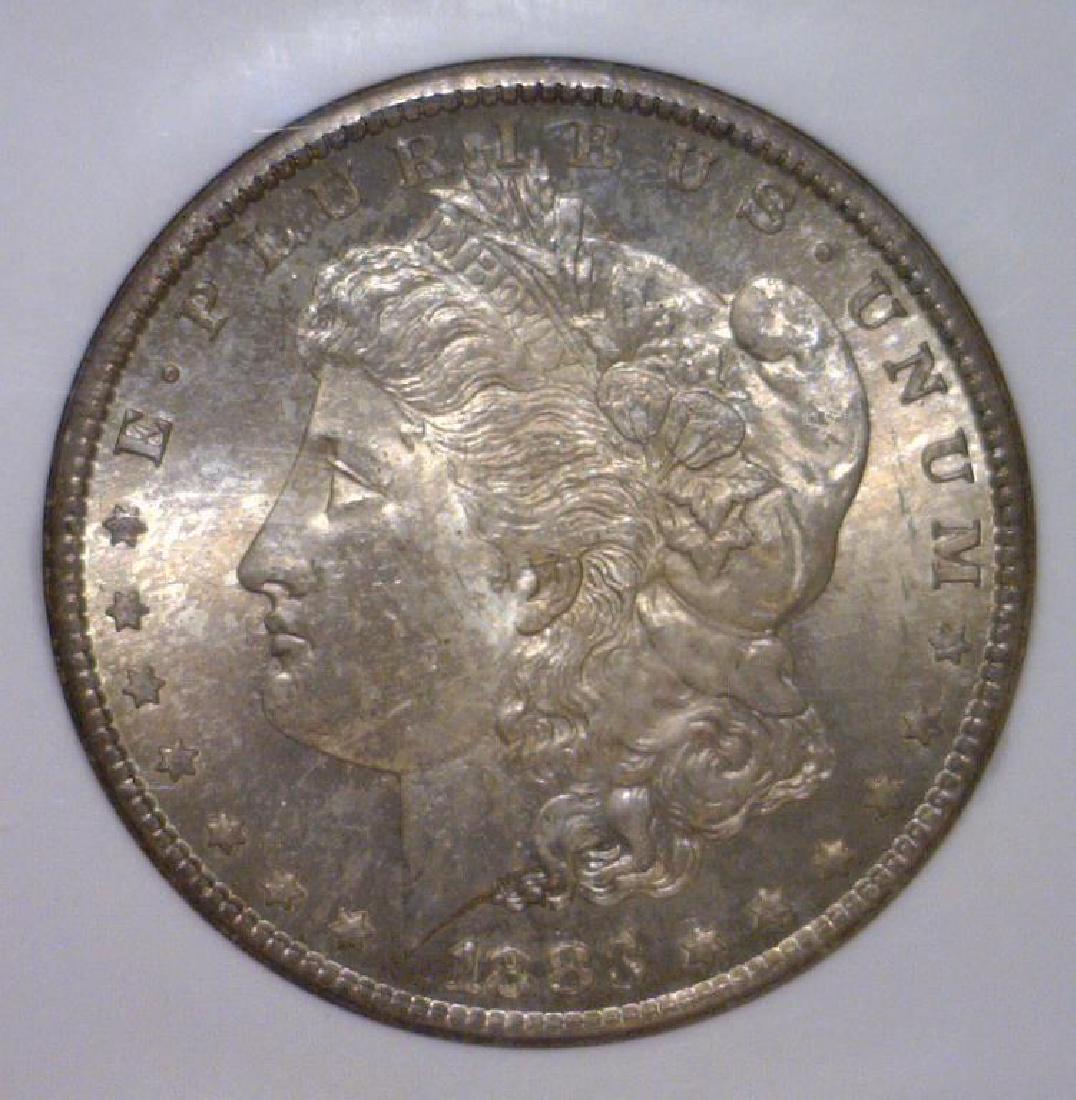 1883-CC Morgan Silver Dollar Color Toned NGC MS64 (1 of 3)