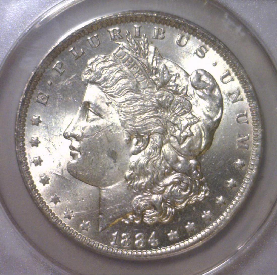 1884-O Morgan Silver Dollar ANACS MS62 (1 of 3)