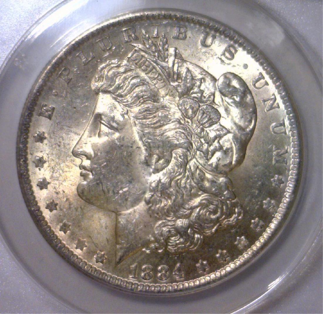 1884-O Morgan Silver Dollar ANACS MS62 (1 of 3)
