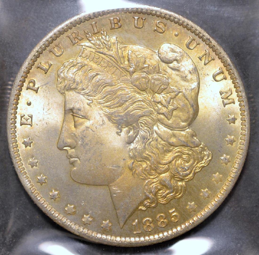 1885-O Morgan Silver Dollar BU (1 of 2)