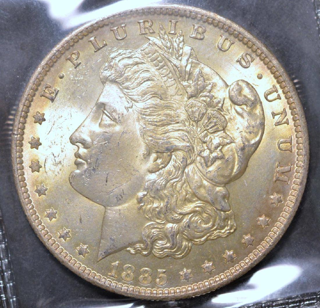 1885-O Morgan Silver Dollar BU (1 of 2)