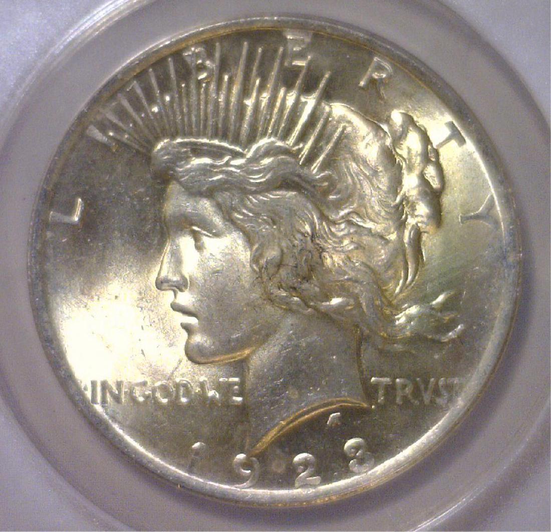 1923 Peace Silver Dollar ANACS MS64 (1 of 3)
