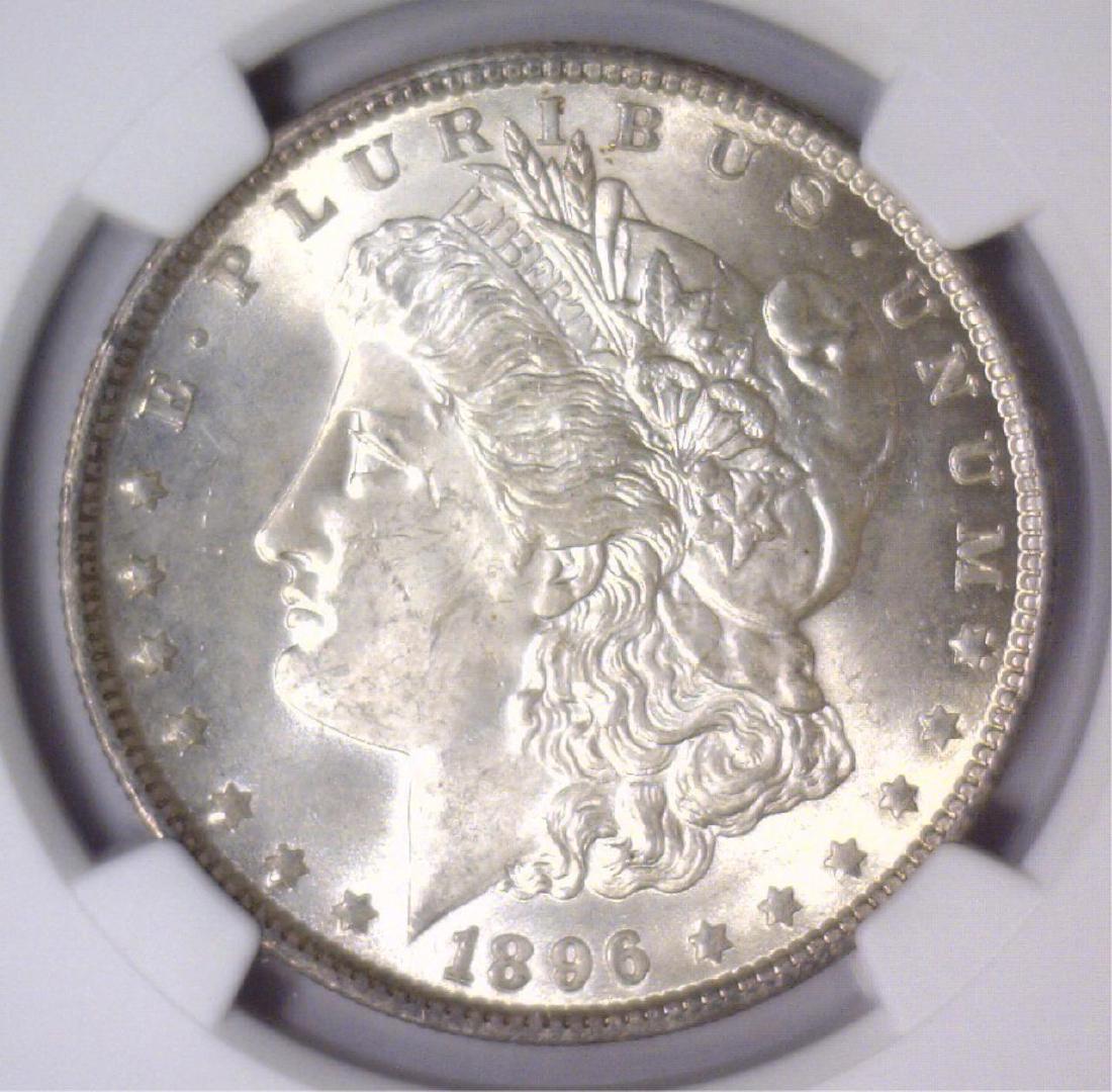 1896 Morgan Silver Dollar NGC MS63 (1 of 3)