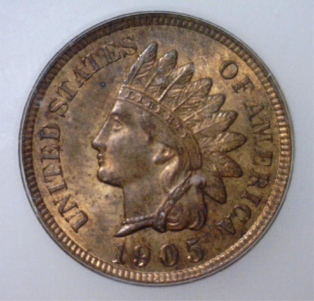 1905 Indian Head Cent ICG MS64 RB (1 of 3)